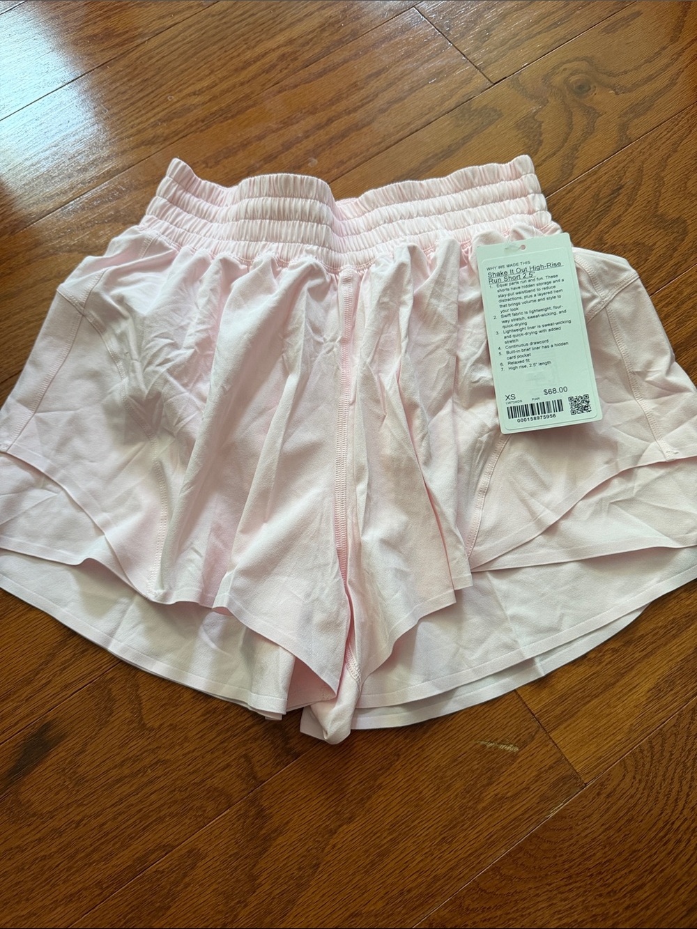 lululemon athletica Light Pink Layered Athletic Skort
